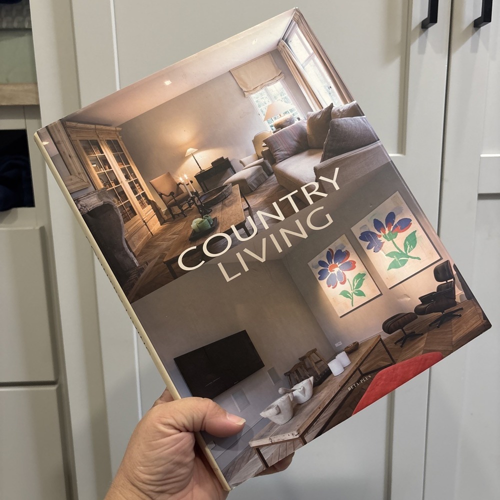 Country Living Beta Plus Coffee Table Book Hardcover Decor Book
